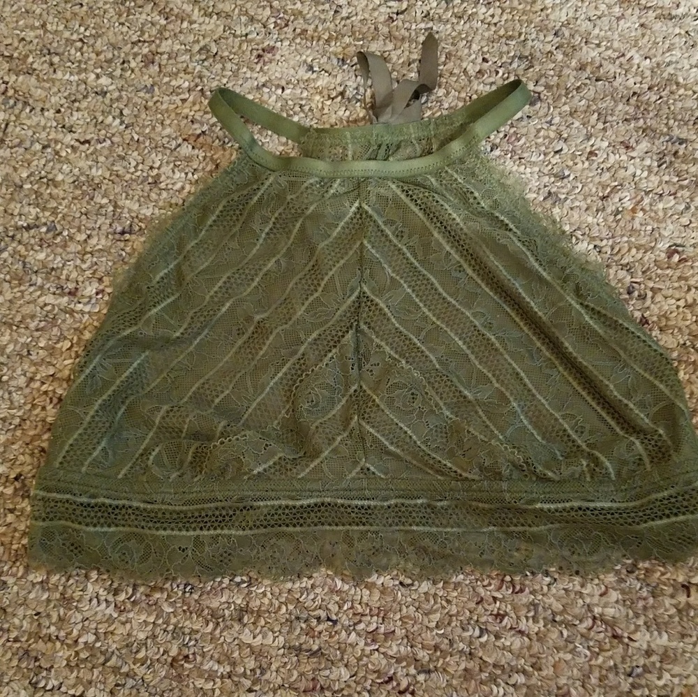 Aerie Lace High Neck Bralette